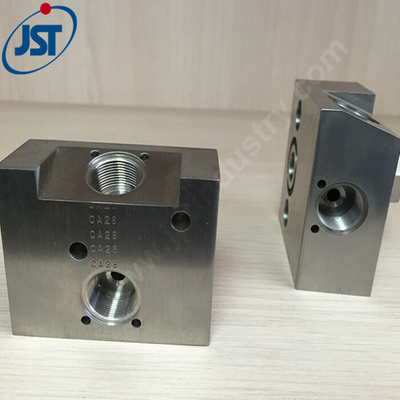 Piezas de mecanizado CNC de precisión de acero inoxidable personalizado / OEM